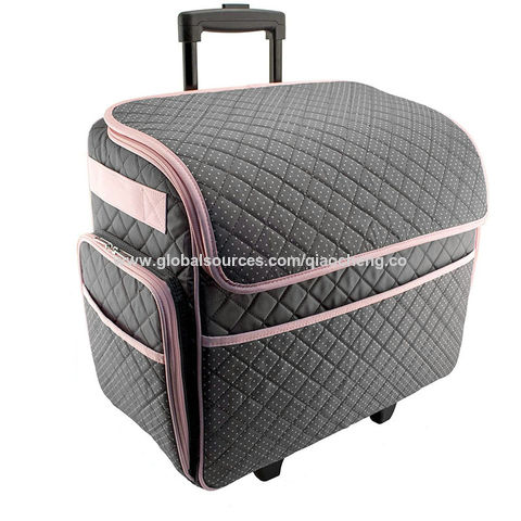 Buy Wholesale China Rolling Wheels Trolley Luggage Travel Folding Claps  Weekend Laptop Bag Pockets Zipper Colorful & Trolley Wheeled Travel Bag  Foldable at USD 12.6