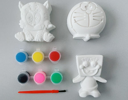 Kit Pintura Yeso Animales Marinos | Figuras De Escayola Para Pintar, Manualidades Niños 3-12 Años, Regalo Creativo