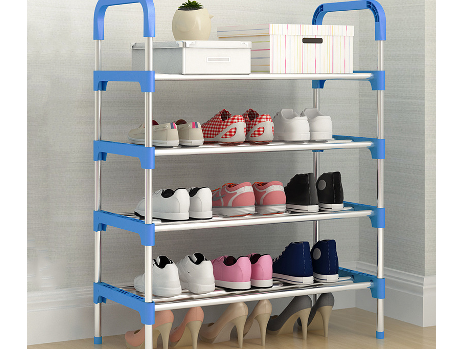 Buy Wholesale China Shoe Racks Bedroom Storage Rack Plastic Iron