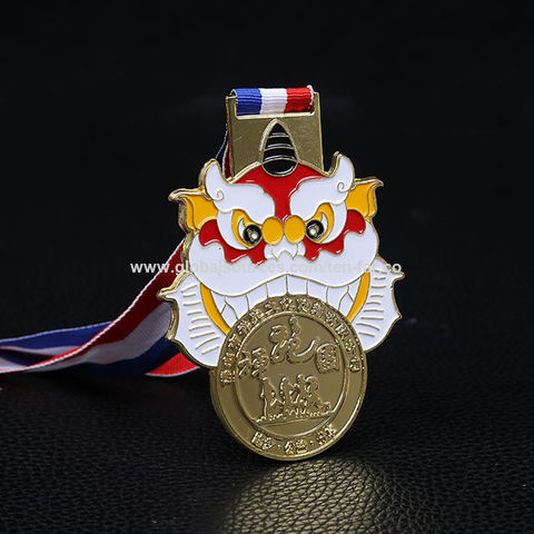 Médailles pour adultes équitation, réunion sportive scolaire, médaille  marathon, médaille feuille d'or - AliExpress
