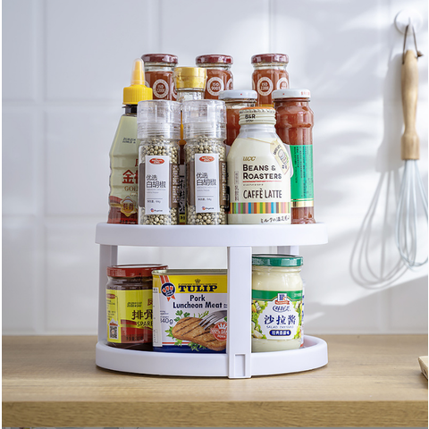 Buy Wholesale China Kitchen Rotatable Seasoning Rack Condiment