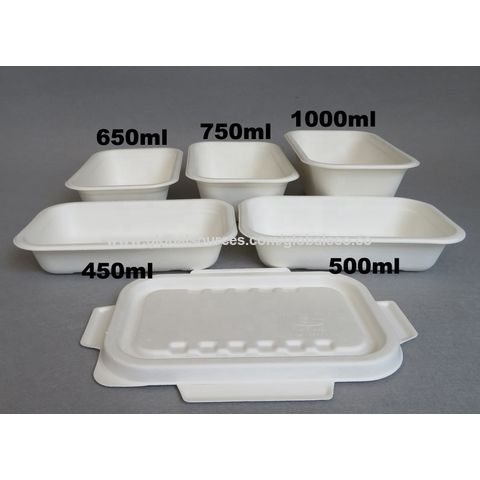 Buy Wholesale China Disposable Bagasse Boxes 6.5x6.5 Inch Europe