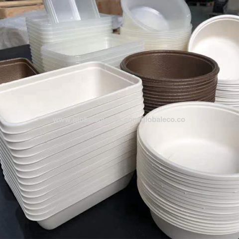 Buy Wholesale China Disposable Bagasse Boxes 6.5x6.5 Inch Europe