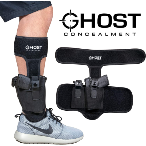 Holster de cheville dissimulé pour pistolet de port dissimulé | Holster de jambe universel avec chargeur