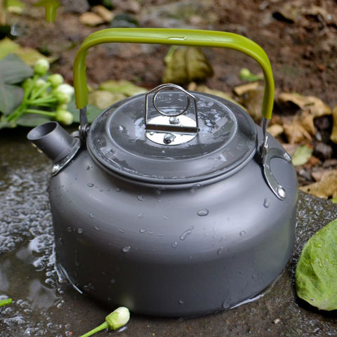 Buy Wholesale China Camping Kettle Heat Exchanger Aluminum Portable Tea  Kettle Compact Outdoor Hiking Camping Picnic & Camping Kettle at USD 4.15