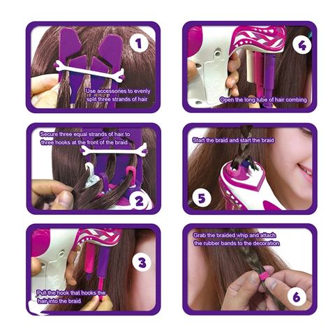 Hair Twister, Electronic Quick Twist Hair Braiding Machine Automatic Hair  Braid Styler Diy Magic Hair Styling Tools 