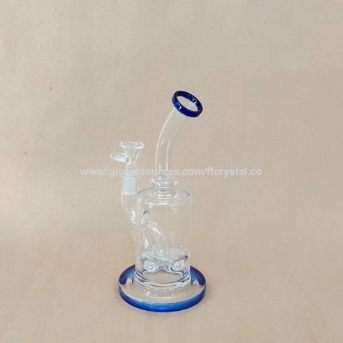 16.5 Glass Bong Hookahs Honeycomb Percolator Water Pipe Bowl for Smoking