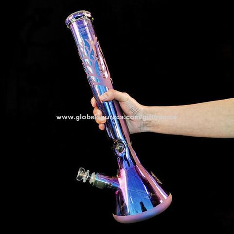 Electroplate Rainbow Skull Glass Water Pipes with Straight Tube Smoking Tobacco  Water Pipe - China Glass Water Pipe and Glass Smoking Pipe price