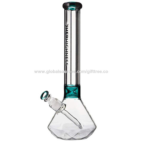 Buy Wholesale China 16inch 1200g Diamond Beaker Bong 7mm Glass Bongs Smoking  Water Pipe Dab Rig High Quality & Diamond Glass Bong at USD 5