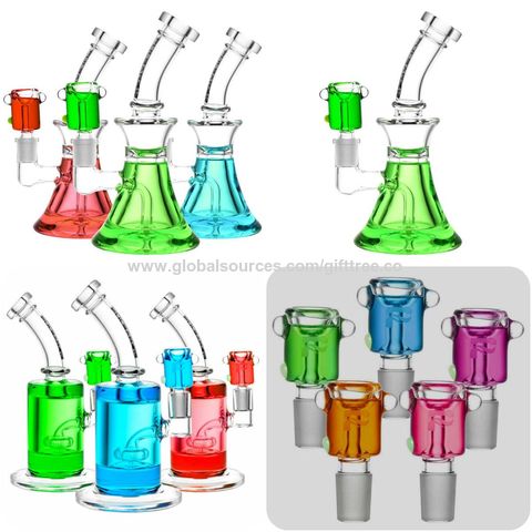 Buy Wholesale China Glycerin Coil Freezable Glass Beaker Bong