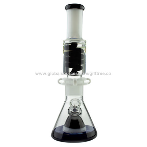 Freezable Liquid Pipe Glass Hand Pipe Freeze Coil Pipe 