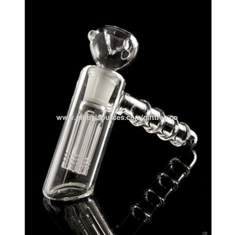 Thick Glass Hammer Bong 6 Arm Perc Glass Percolator Bubbler Water