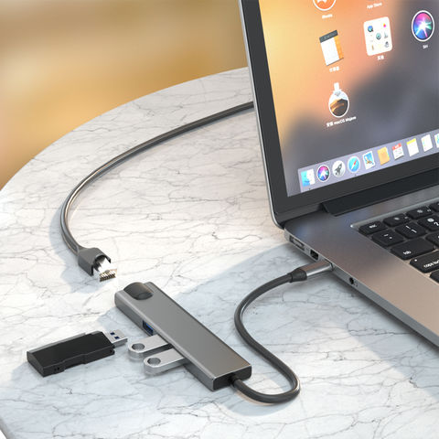 Hub USB C ADEQWAT Macbook Pro USB-C 7 en 1