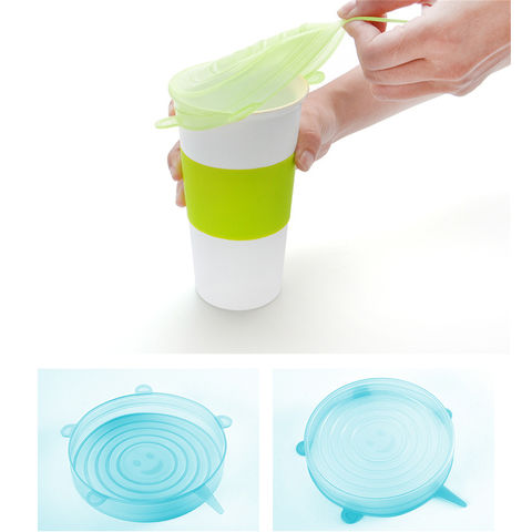 6Pieces Spill Proof-Stoppers Leak-Stoppers Spill-Stoppers Anti