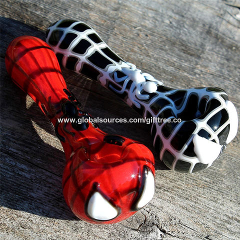 Buy Wholesale China Spider Shape Tobacco Pipe Custom Glass Smoking