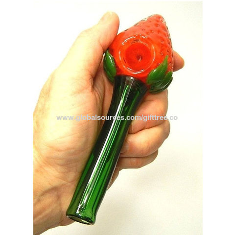 Glass Fruit Pipe in Cherry