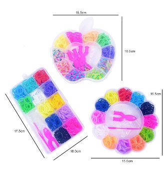 Buy Wholesale China Loom Bands Box Kid Diy Set Bracelet Silicone Rubber  Bands Elastic Colorful Weave Toy Children Loom B & Rubber Band Bracelet Loom  at USD 0.6