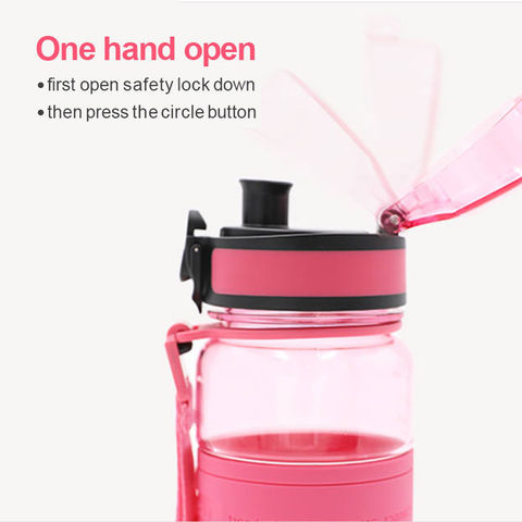 750ml Outdoor Water Bottle With Straw Sports Bottles Leak Proof  Eco-friendly PS Material Portable Drink Cup For Hiking Camping - AliExpress