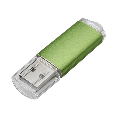 Clé USB personnalisée en cuir blanc, gravée au Laser. Clé USB 16 Go