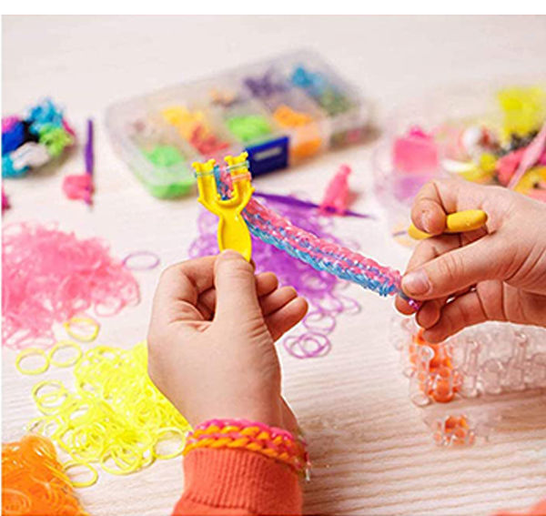 Buy Wholesale China Loom Bands Box Kid Diy Set Bracelet Silicone Rubber  Bands Elastic Colorful Weave Toy Children Loom B & Rubber Band Bracelet Loom  at USD 0.6