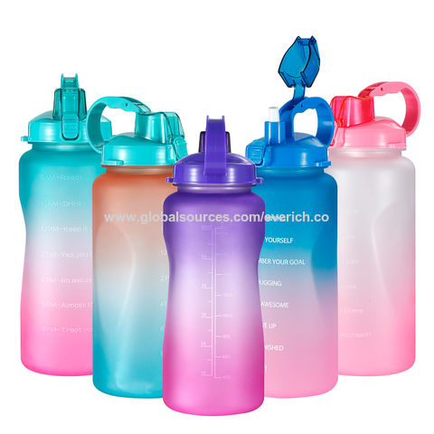 Buy Wholesale China 16oz Colorful Cute Reusable Glass Water Bottle With  Straw & Straw Water Bottle at USD 0.3