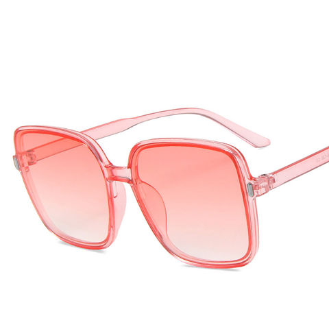 Buy Wholesale China Sunglasses Square New Retro Large Frame Sunglasses  Women Unisex Trendy Bottom Half Frame Gifts & Half Frame Square Sunglasses  at USD 2.63