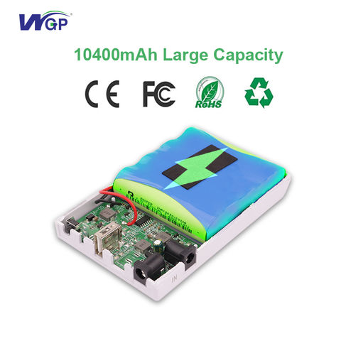 Wgp 1A 2A Battery Backup Power Bank 5V 9V 12V DC USB Outputs Mini