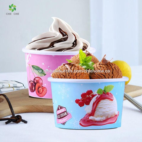 Food Grade Custom Printed 3/5/8/16/18 Oz Disposable Ice Cream Paper Cups  with Lid and Spoon - China Ice Cream Paper Cup and Ice Cream Cup Packaging  price