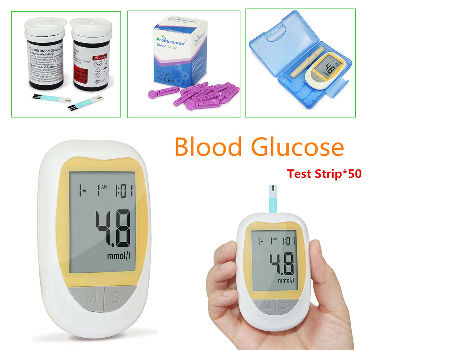  3 en 1 medidor de glucosa en sangre Inicio Smart LED Equipo de  prueba Azúcar en sangre, colesterol, papel de prueba de ácido úrico (papel  de prueba de azúcar en sangre