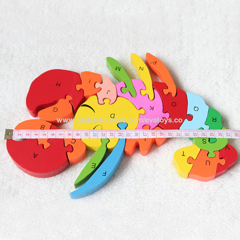 5 Paquete de madera Puzzle Niños Juguete Animal Bebé Rompecabezas 9 Pcs  Juguetes educativos tempranos