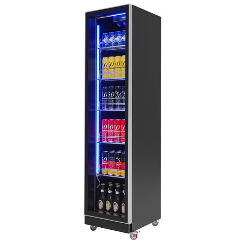 Glass Wine and Beverage Cooler Fridge in Wine Refrigerators Coolers Beer Wine  Refrigerator Showcase Cabinet Cooler Single Door - China Refrigerator and  Fridge price