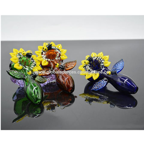 Buy Wholesale China Glass Tobacco Daisy Bee Pipe, Glass Smoking Pipe, Hand  Blown Pipe Manufacturer & Glass Tobacco Pipe at USD 1