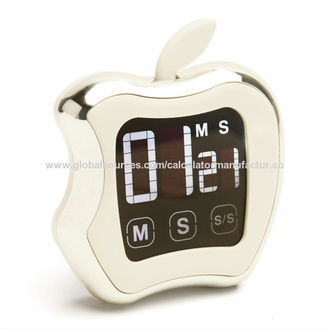 Magnetic Kitchen Timer, Cooking Timer, Learning Timer, Loud Alarm Clock And  Countdown Timer With Large Lcd Display On White