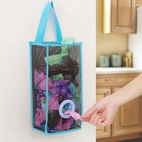 Buy Wholesale China Hanging Vegetable Fruit Storage Bag Kitchen Sundries  Polyester Breathable Mesh Bags & Storage Bag Kitchen Mesh Bags at USD 0.31