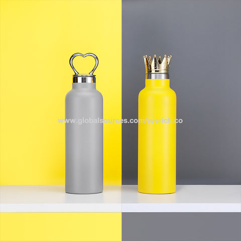 Creative Adults Crown Water Bottle Mug Cup Travel Bottles Vacuum Flask  Thermos