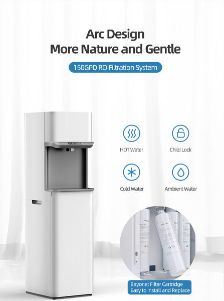 Water cooler with inbuilt fashion purifier