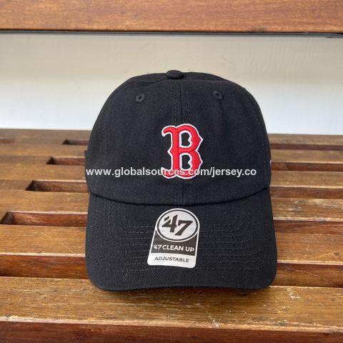 Boston Red Sox Clean Up Black Adjustable - 47 Brand cap