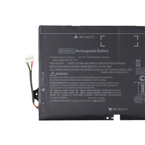 Batería de alta calidad BG06XL 11,4 V 45Wh para HP EliteBook 1040 G3 Series HSTNN-IB6Z 804175-1B1