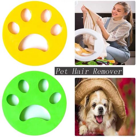 Pet Hair Remover For Laundry ,dog Hair Remover Cleaning Reusable Laundry  Accessory Dryer Catcher