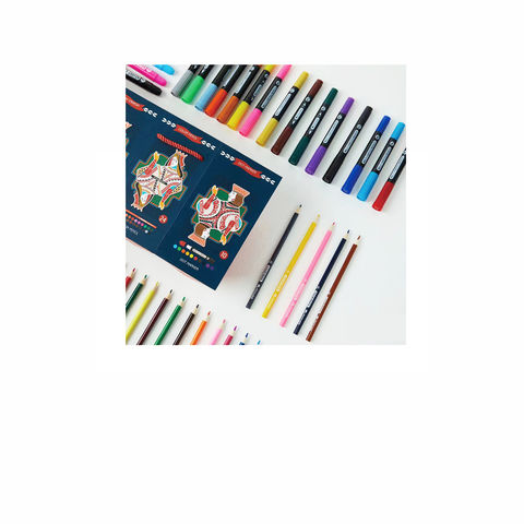 208PCS Kids Drawing Kits Children Art Set Painting Watercolor Pencil Crayon  Water Pen Doodle Drawing Board Painting Supplies