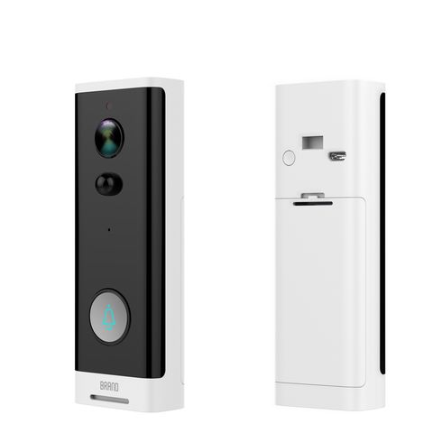Interphone vidéo 1080P Smart WiFi Sonnette Anneau IR Entrée Porte Alerte Sans  Fil Sécurité Carillon Cam Alarme avec Caméra