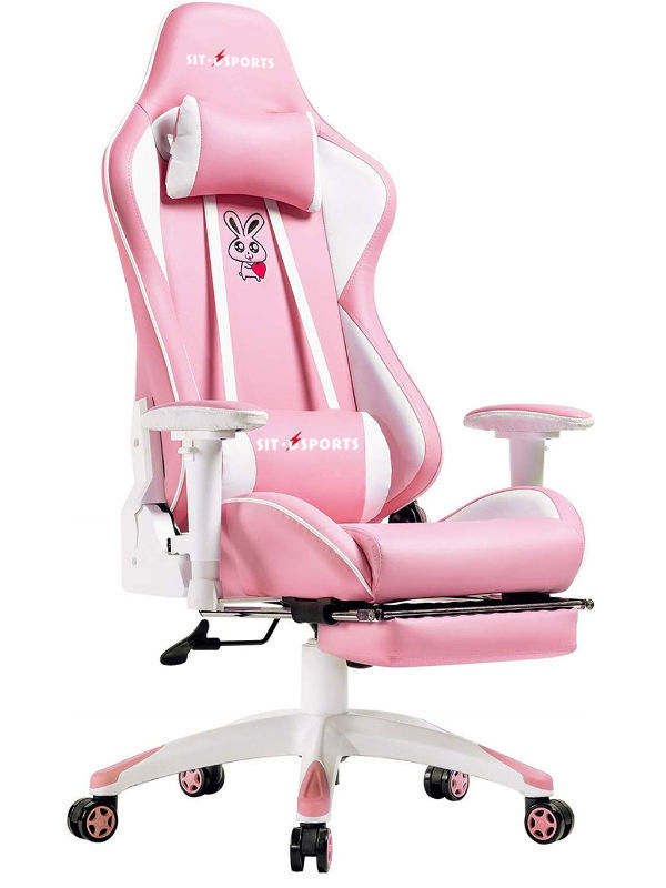 pink racer gaming chair