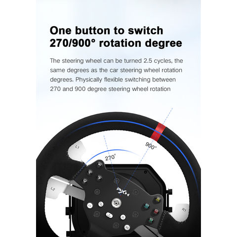 Compre Pxn V10 Nueva Rueda De Carreras De Juego Con Retroalimentación De  Fuerza De Motor Dual Con Pedales De Efecto Hall 6 1 Turnos y Rueda De  Carreras De Volante Para Juegos