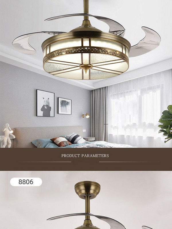 Ring Chandelier Light Fan 