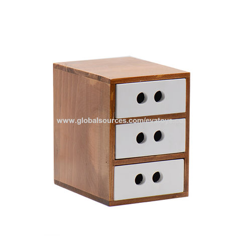 Buy Wholesale China High Quality 3 Layer Wooden Small Cabinet Drawers With  Best Price W08c258 & Wooden Small Cabinet Drawers at USD 3