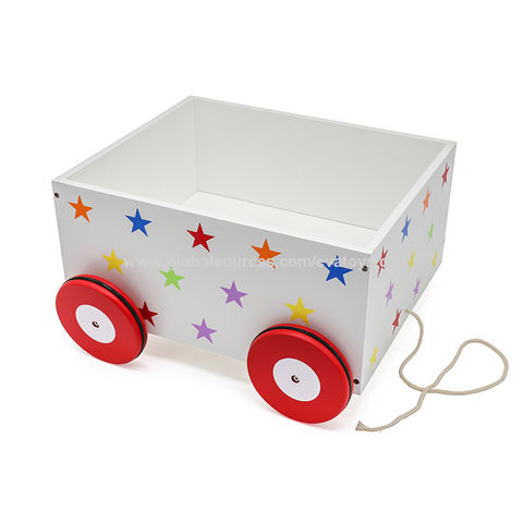 Buy Wholesale China Beautiful Kid's Wooden Storage Box With 4 Wheels, Unit  Meas(cm): 34.5*29*19, Spec: Mdf & Beautiful Kid's Wooden Storage Box at USD  5