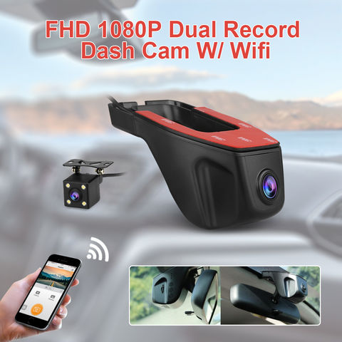 Fhd Car Dvr Camera New Dash Cam Dual Record Hidden Video Recorder