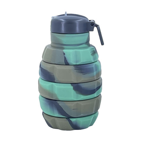 Silicone Grenade Folding Water Bottle Creative Outdoor Sports Portable Water  Bottle - China Foldable Bottle and Promotion Water Bottle price