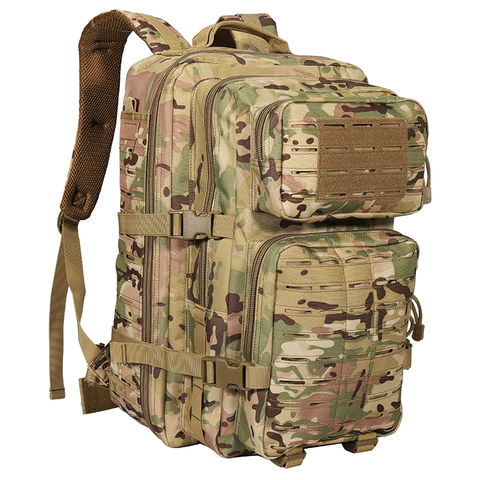  REEBOW GEAR Military Tactical Backpack Large Army 3 Day Assault  Pack Molle Bag Backpacks (Woodland Camo) : Sports & Outdoors