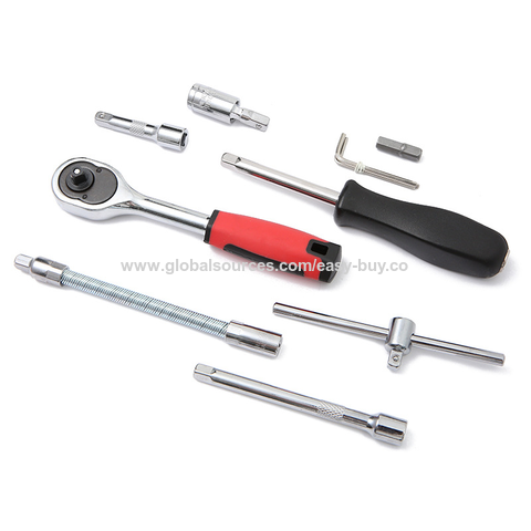 46-teiliger Maulschlüssel-Satz, Auto-Reparatur-Set, Steckschlüssel